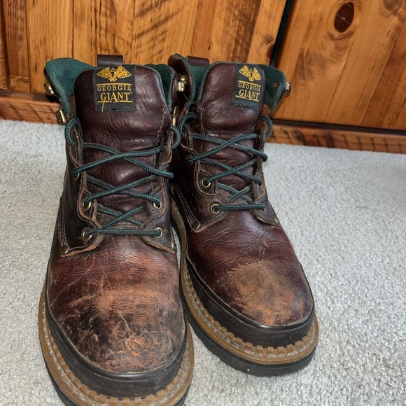 Mens Georgia Giant work boot . Size 8.5 - Picture 6 of 8
